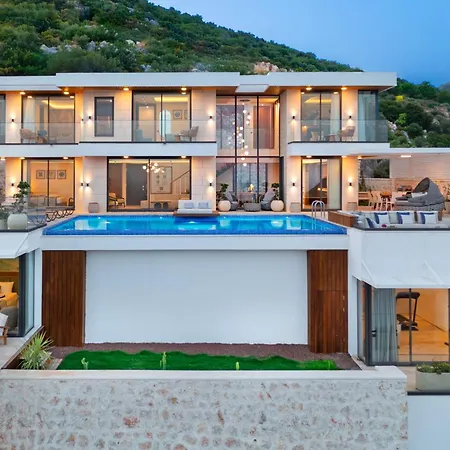 فيلة Ultra Luxurious Magnificent Sea View In Kalkan Kalamar Bay 4 كاس