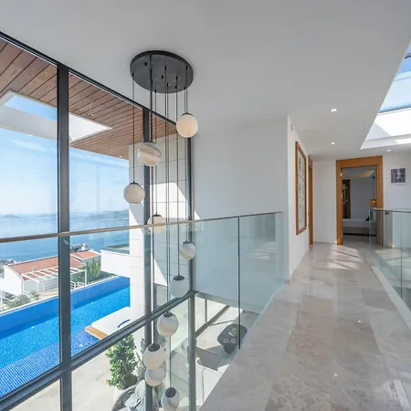 Ultra Luxurious Magnificent Sea View In Kalkan Kalamar Bay 2 וילה קס