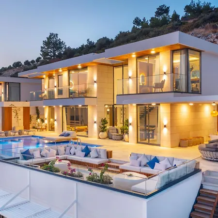 Ultra Luxurious Magnificent Sea View In Kalkan Kalamar Bay 4 Βίλα *