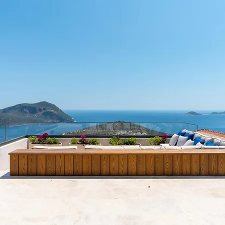 Ultra Luxurious Magnificent Sea View In Kalkan Kalamar Bay 4 Villa *