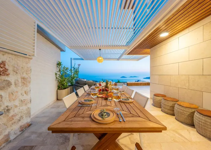 Ultra Luxurious Magnificent Sea View In Kalkan Kalamar Bay 2 Villa Kas