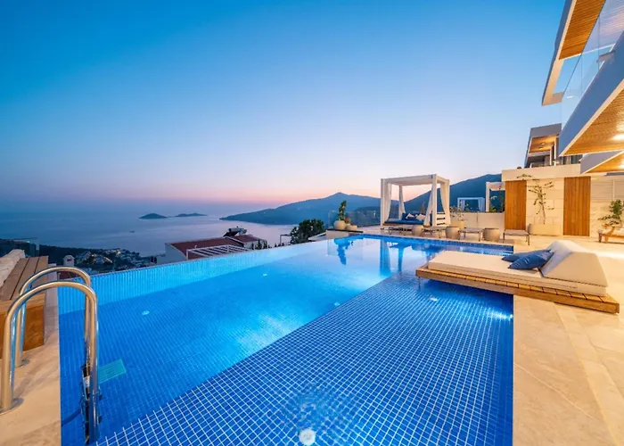 Ultra Luxurious Magnificent Sea View In Kalkan Kalamar Bay 2 Villa *