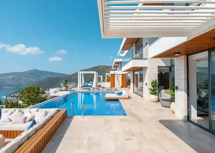 Ultra Luxurious Magnificent Sea View In Kalkan Kalamar Bay 2 Villa *