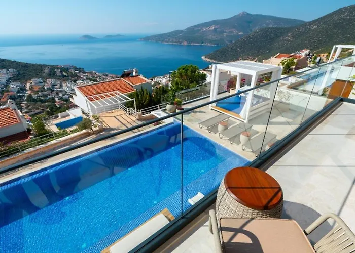 Ultra Luxurious Magnificent Sea View In Kalkan Kalamar Bay 2 Kas